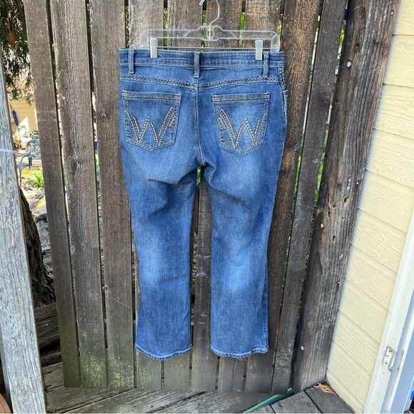 Wrangler Shiloh No Gap Waist Bootcut Jeans Sz 11/12 - Picture 11 of 15